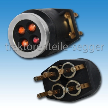 Kontrollleuchte 4 fach 1xrot 3xgelb Hanomag Holder Porsche